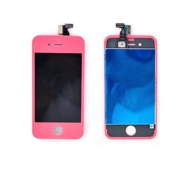 양질 변환 장비 교체 부분 분홍색 LCD 스크린 회의 Iphone 4개의 OEM 부속 판매