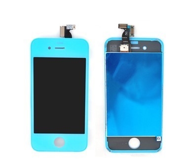 양질 셀룰라 전화 LCD 접촉 assemly 표지 파란 수리부품을 위한 Iphone 4 OEM 부속 변환 장비 판매