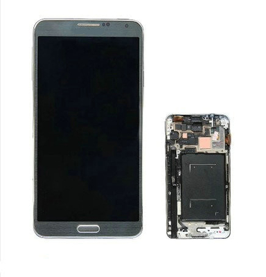 양질 유리 + 금속 + Samsung 주 3을 위한 플라스틱 본래 보충 셀룰라 전화 LCD 디스플레이 판매