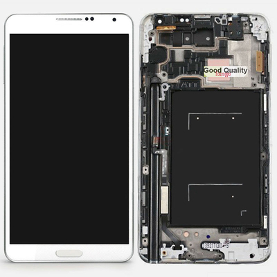 양질 수치기 백색을 가진 Note3 LCD를 위한 구조 없는 스크린 5.7 인치 Samsung LCD 판매