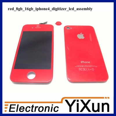 양질 디지타이저 어셈블리 교체 키트 빨간색 LCD 아이폰 4 OEM 부품 판매