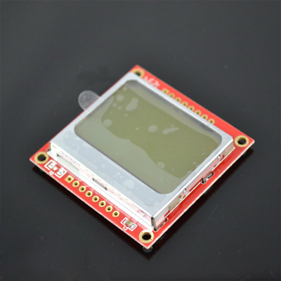 양질 Arduino를 위한 백색 역광선 빨간 PCB를 가진 Arduino를 위한 노키아 5110 LCD 단위 판매