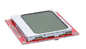 Arduino를 위한 백색 역광선 빨간 PCB를 가진 Arduino를 위한 노키아 5110 LCD 단위 기업