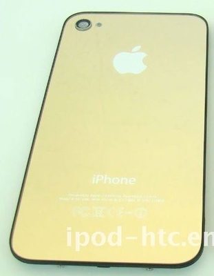 양질 Iphone 4 뒤 유리제 건전지 덮개 황금 Iphone 4개의 예비 품목 판매