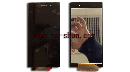 양질 소니 L39H Xperia Z1를 위한 셀룰라 전화 수치기 LCD 스크린 보충은 검정을 완료합니다 판매